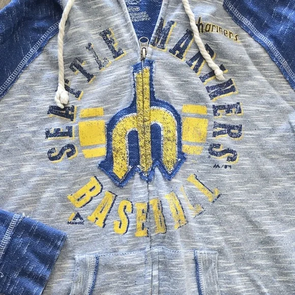 Authentic Seattle Mariners Zip-up - Picture 2 of 8